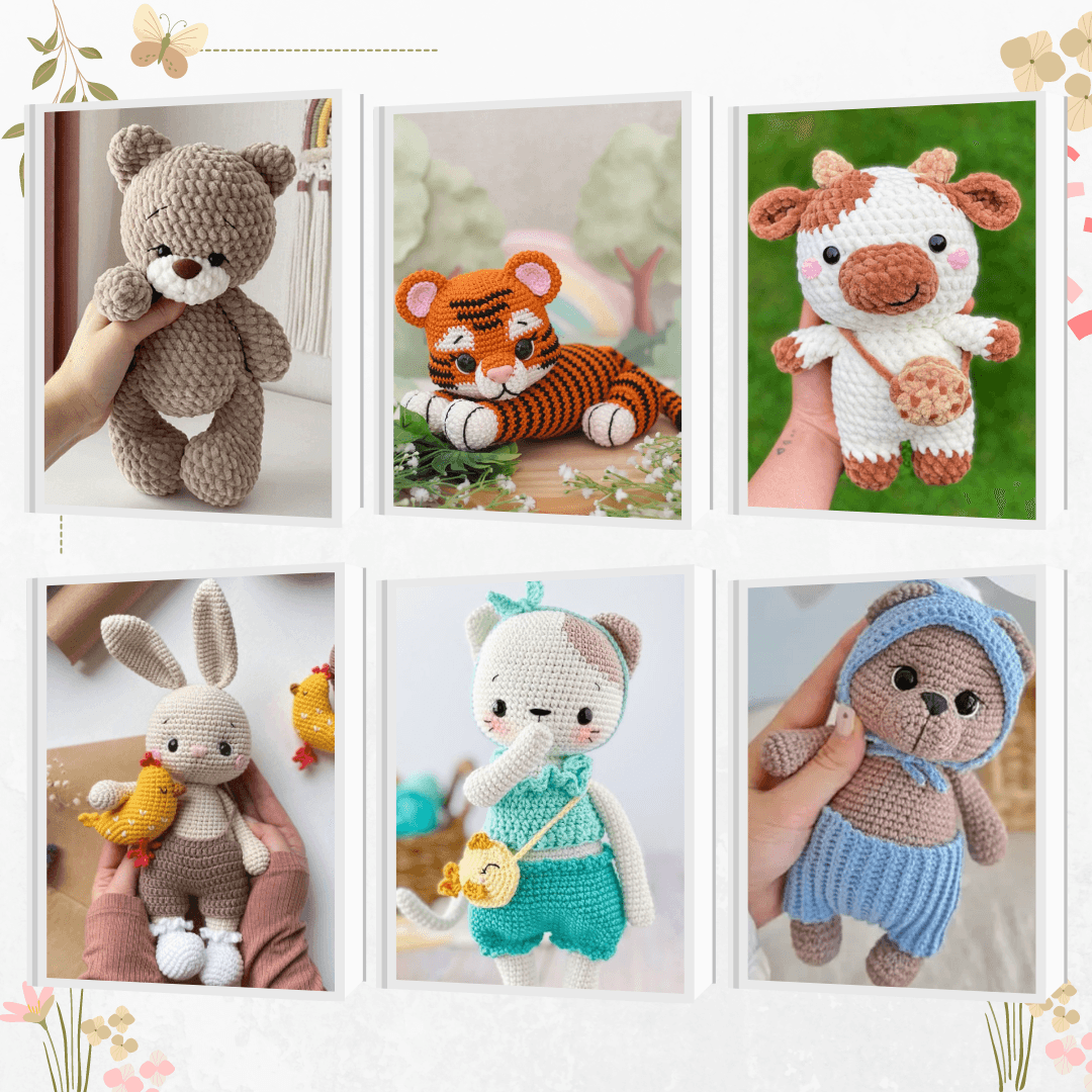 1,000 Patrones Amigurumi en Español – eBook Paso a Paso para Crear Muñecos de Crochet