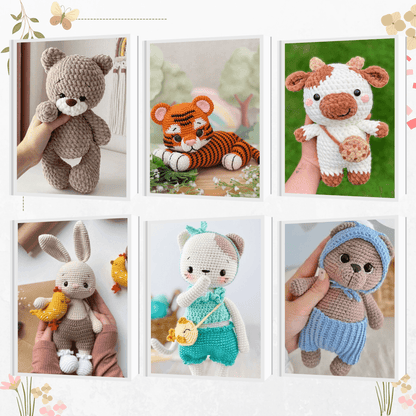 1,000 Patrones Amigurumi en Español – eBook Paso a Paso para Crear Muñecos de Crochet