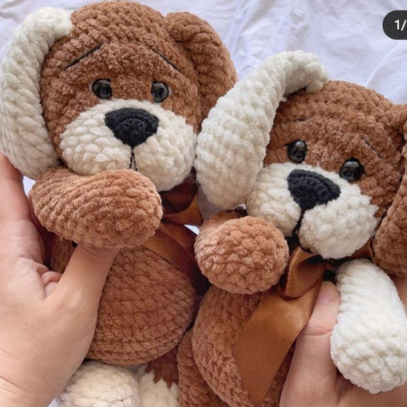 Patrón Amigurumi de perrito Gratis